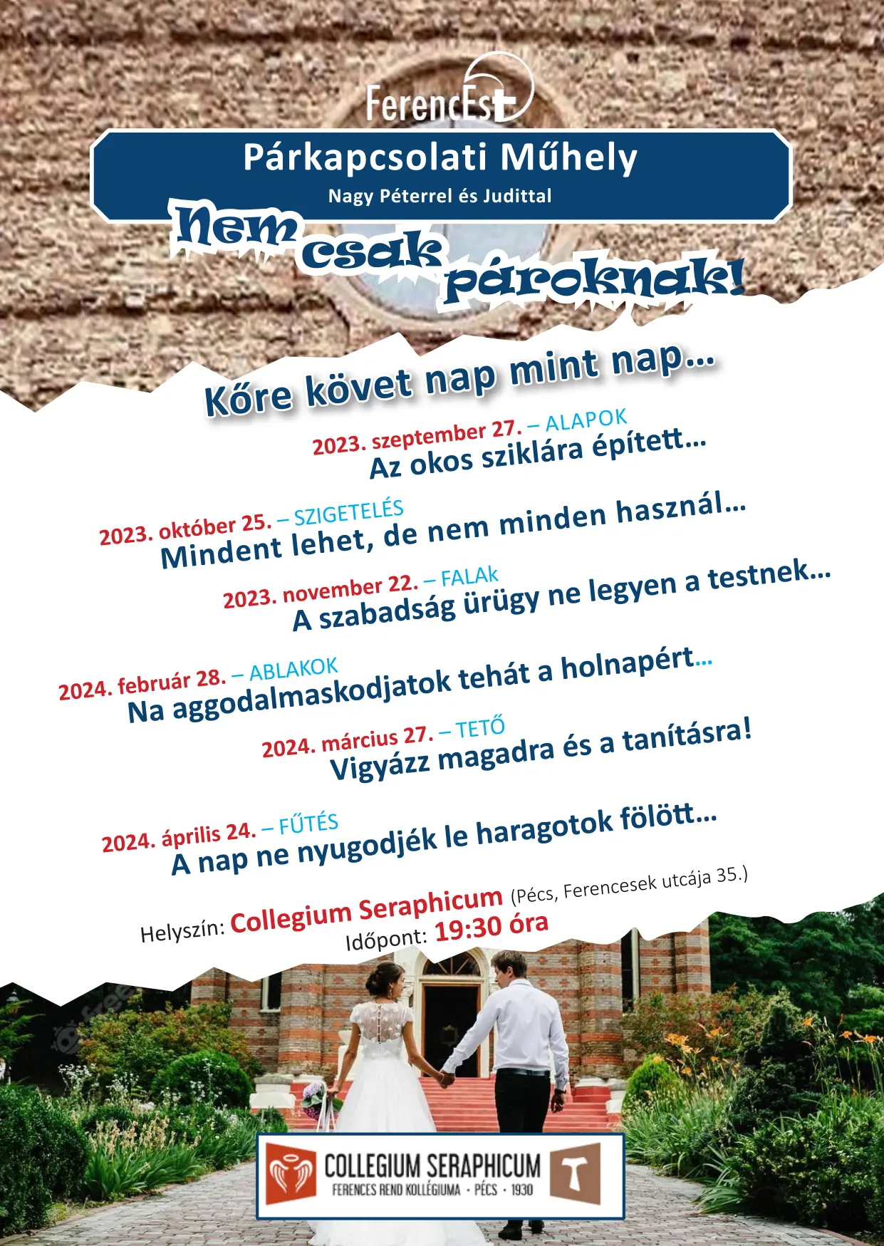 Párkapcsolati Műhely plakát