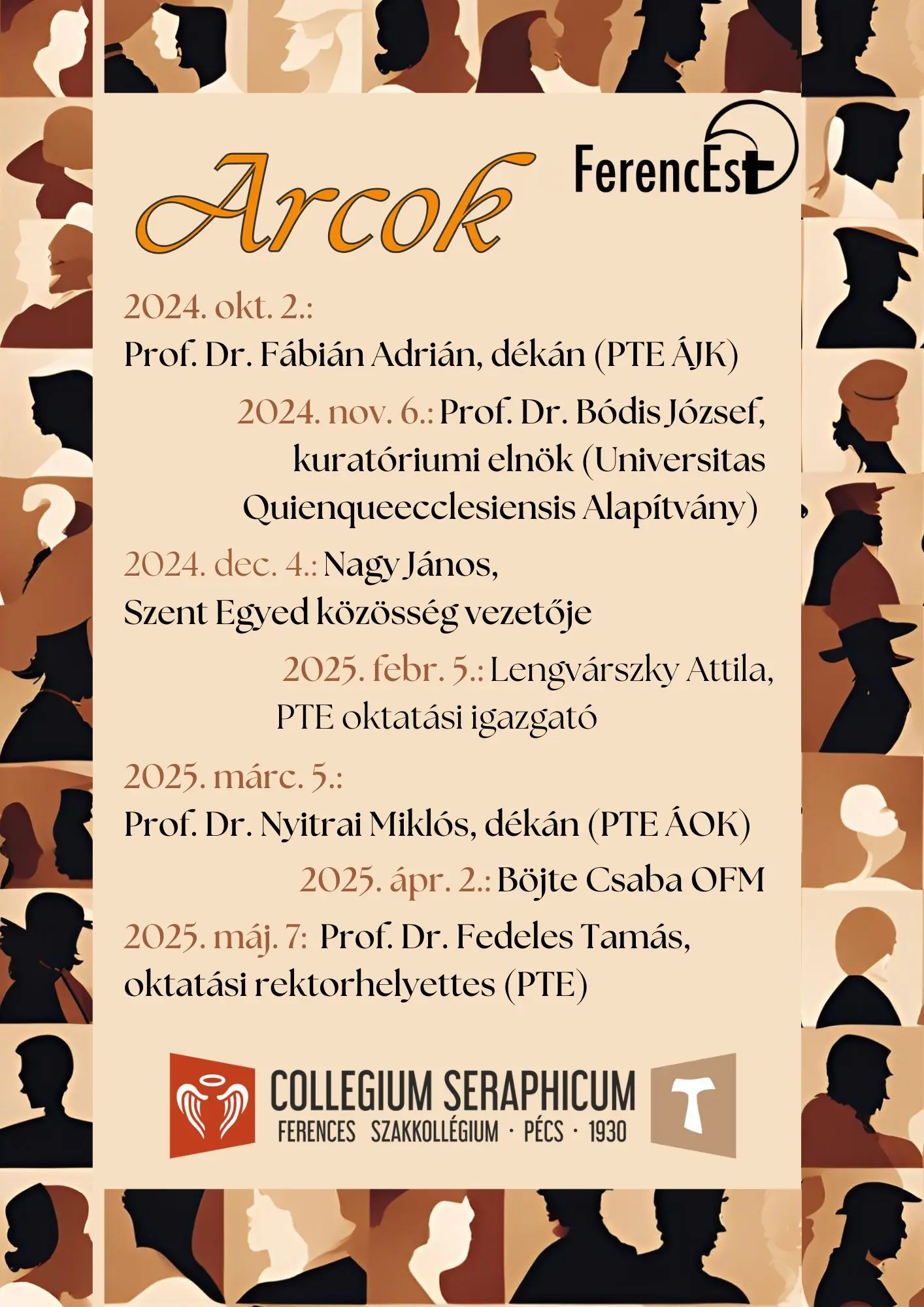 Arcok plakát