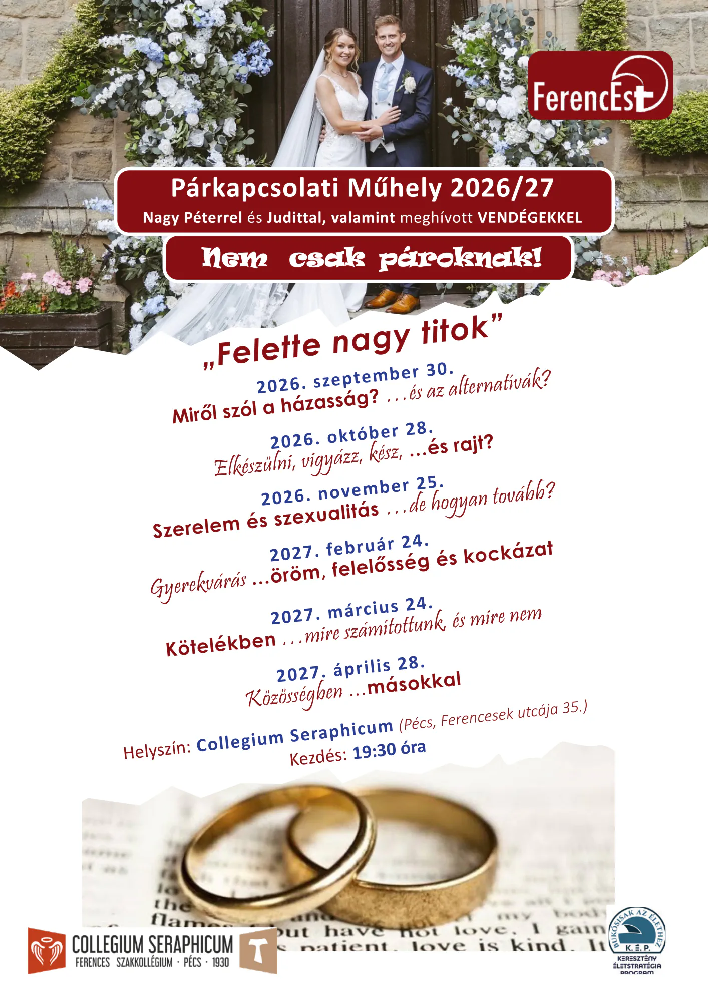 Párkapcsolati Műhely plakát